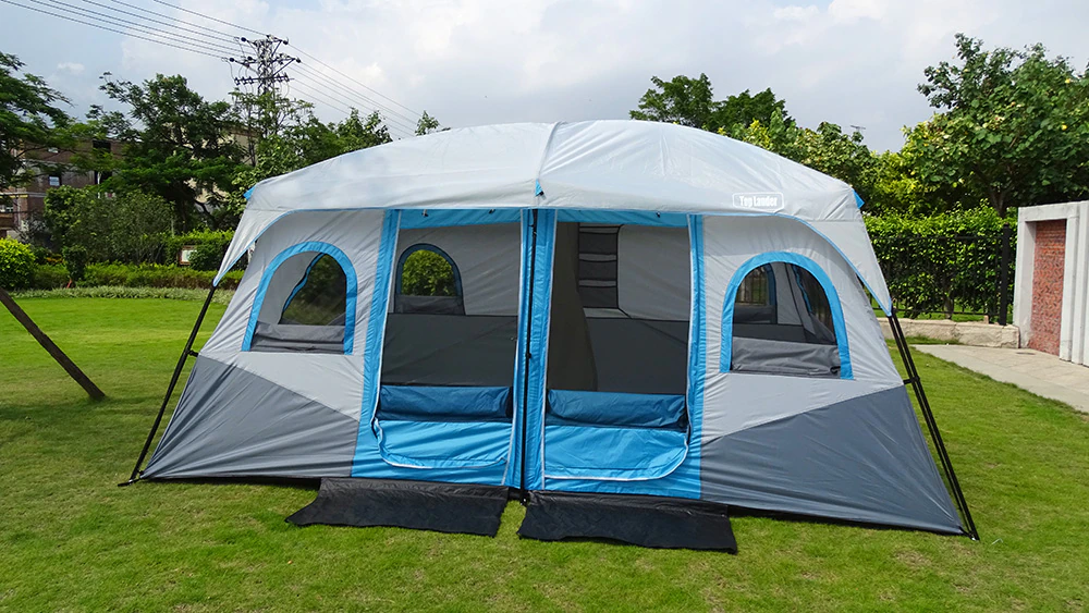 Cheap Goat Tents Large Camping Tent Outdoor Big Family Tent 8 10 12 Person Party Tent Waterproof Cabin Camp Anti UV Marquee Tents Tents 